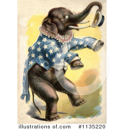 Elephant Clipart #1135220 by Prawny Vintage