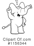 Elephant Clipart #1156344 by Cory Thoman