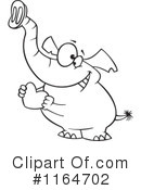 Elephant Clipart #1164702 by toonaday