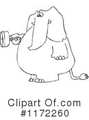 Elephant Clipart #1172260 by djart