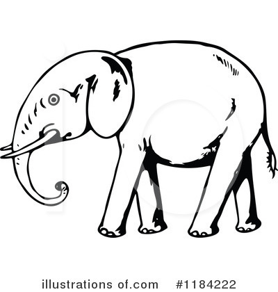 Elephant Clipart #1184222 by Prawny Vintage