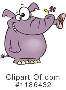 Elephant Clipart #1186432 by toonaday