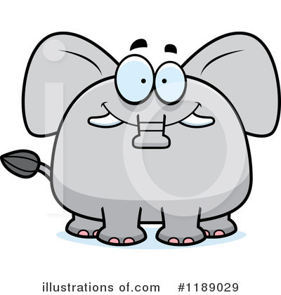 Royalty-Free (RF) Elephant Clipart Illustration by Cory Thoman - Stock Sample #1189029