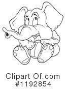 Elephant Clipart #1192854 by dero