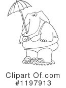 Elephant Clipart #1197913 by djart