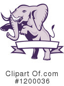 Elephant Clipart #1200036 by patrimonio