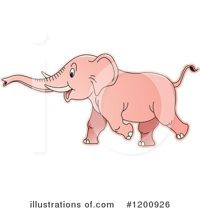 Royalty-Free (RF) Elephant Clipart Illustration by Lal Perera - Stock Sample #1200926