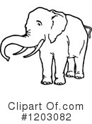 Elephant Clipart #1203082 by Prawny Vintage