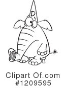 Elephant Clipart #1209595 by toonaday