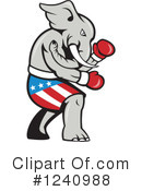 Elephant Clipart #1240988 by patrimonio