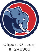 Elephant Clipart #1240989 by patrimonio