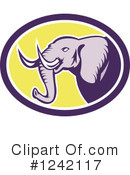 Elephant Clipart #1242117 by patrimonio