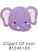 Elephant Clipart #1246183 by BNP Design Studio