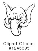 Elephant Clipart #1246395 by AtStockIllustration
