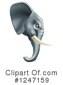 Elephant Clipart #1247159 by AtStockIllustration