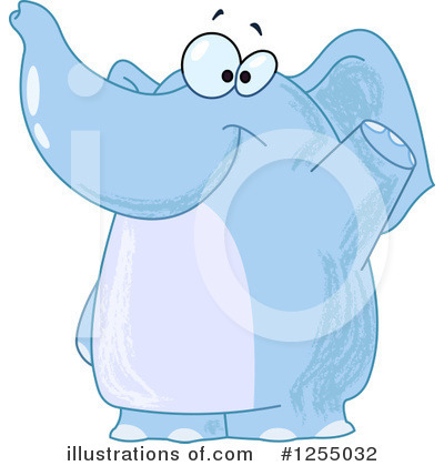 Royalty-Free (RF) Elephant Clipart Illustration by yayayoyo - Stock Sample #1255032