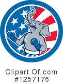 Elephant Clipart #1257176 by patrimonio