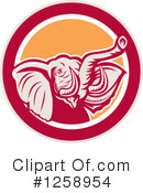 Elephant Clipart #1258954 by patrimonio