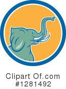 Elephant Clipart #1281492 by patrimonio