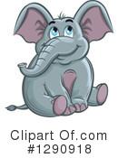 Elephant Clipart #1290918 by Vector Tradition SM