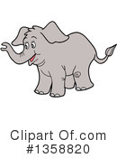 Elephant Clipart #1358820 by LaffToon