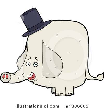 Royalty-Free (RF) Elephant Clipart Illustration by lineartestpilot - Stock Sample #1386003
