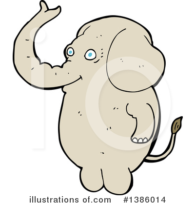 Royalty-Free (RF) Elephant Clipart Illustration by lineartestpilot - Stock Sample #1386014