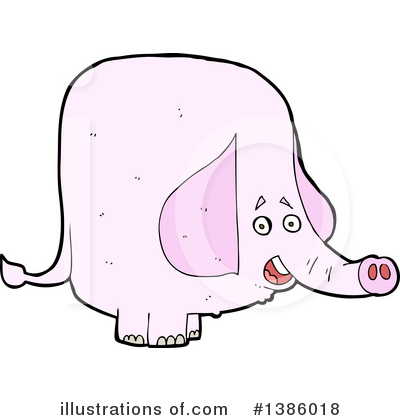 Royalty-Free (RF) Elephant Clipart Illustration by lineartestpilot - Stock Sample #1386018