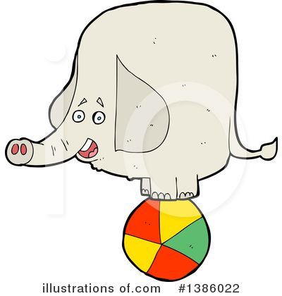 Royalty-Free (RF) Elephant Clipart Illustration by lineartestpilot - Stock Sample #1386022