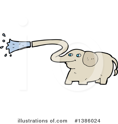 Royalty-Free (RF) Elephant Clipart Illustration by lineartestpilot - Stock Sample #1386024