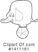 Elephant Clipart #1411161 by lineartestpilot