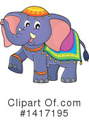 Elephant Clipart #1417195 by visekart
