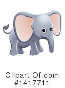 Elephant Clipart #1417711 by AtStockIllustration