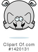 Elephant Clipart #1420131 by Cory Thoman