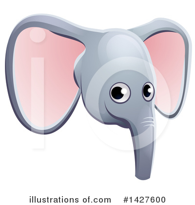 Elephant Clipart #1427600 by AtStockIllustration