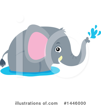 Elephant Clipart #1446000 by visekart