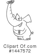 Elephant Clipart #1447572 by toonaday