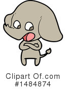 Elephant Clipart #1484874 by lineartestpilot
