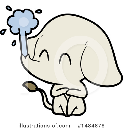 Royalty-Free (RF) Elephant Clipart Illustration by lineartestpilot - Stock Sample #1484876