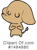 Elephant Clipart #1484880 by lineartestpilot