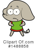 Elephant Clipart #1488858 by lineartestpilot