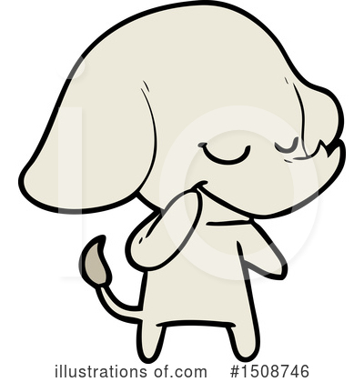 Royalty-Free (RF) Elephant Clipart Illustration by lineartestpilot - Stock Sample #1508746