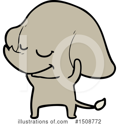 Royalty-Free (RF) Elephant Clipart Illustration by lineartestpilot - Stock Sample #1508772