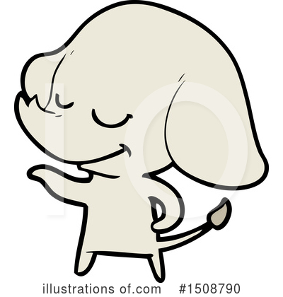 Royalty-Free (RF) Elephant Clipart Illustration by lineartestpilot - Stock Sample #1508790