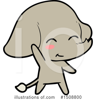 Royalty-Free (RF) Elephant Clipart Illustration by lineartestpilot - Stock Sample #1508800