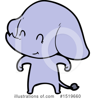 Royalty-Free (RF) Elephant Clipart Illustration by lineartestpilot - Stock Sample #1519660