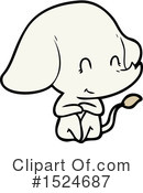 Elephant Clipart #1524687 by lineartestpilot
