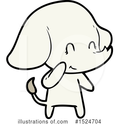 Royalty-Free (RF) Elephant Clipart Illustration by lineartestpilot - Stock Sample #1524704