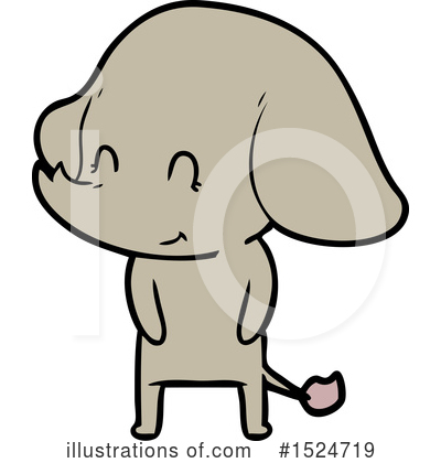 Royalty-Free (RF) Elephant Clipart Illustration by lineartestpilot - Stock Sample #1524719