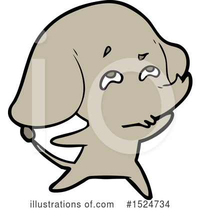Royalty-Free (RF) Elephant Clipart Illustration by lineartestpilot - Stock Sample #1524734